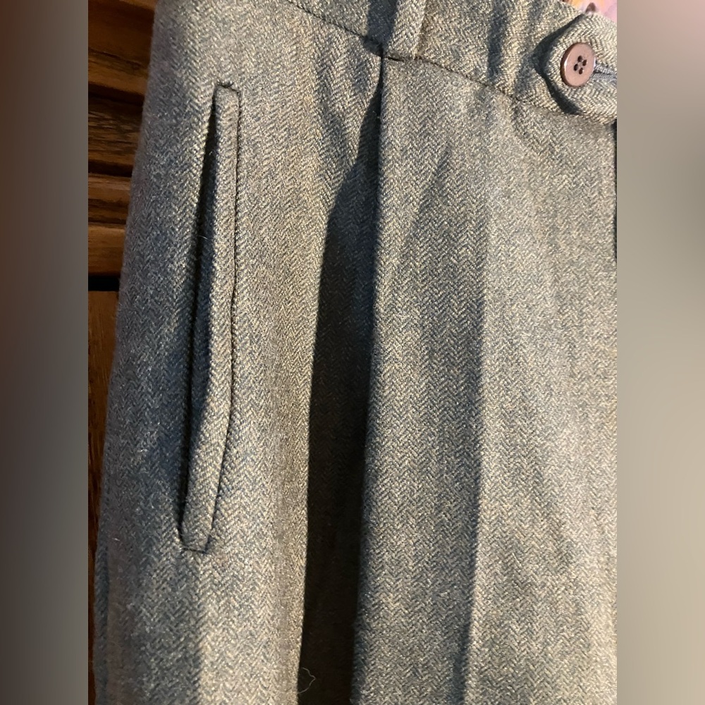 Vintage Wool Pleated High Waisted Trousers - Picture 7 of 7